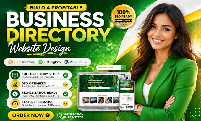 Crearé un sitio web de directorio en wordpress usando geodirectory ...