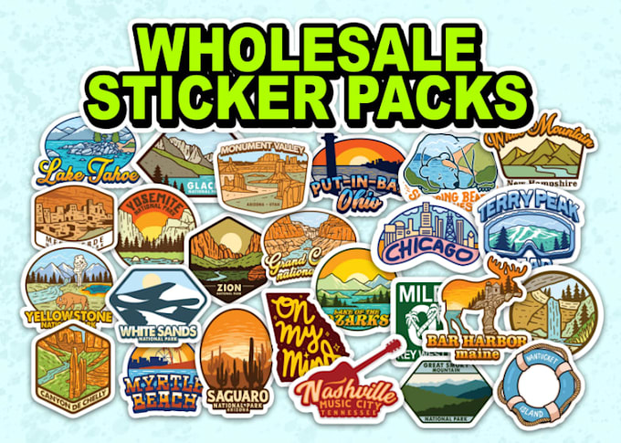 make bulk wholesale for sticker packs