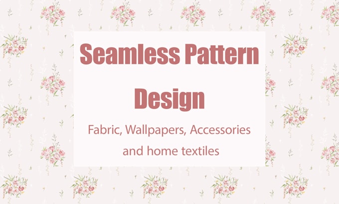 make seamless watercolor pattern design