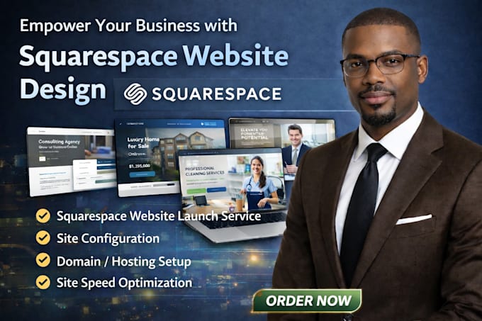 do sqaurespace website launch service, site configuration, domain, hosting setup