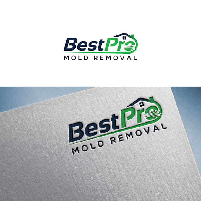 do clean, modern professional best pro mold removal logo design