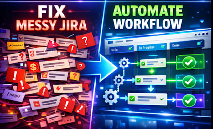 transform messy jira system into an automate and optimized workflow for business
