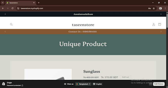 design a professional shopify store