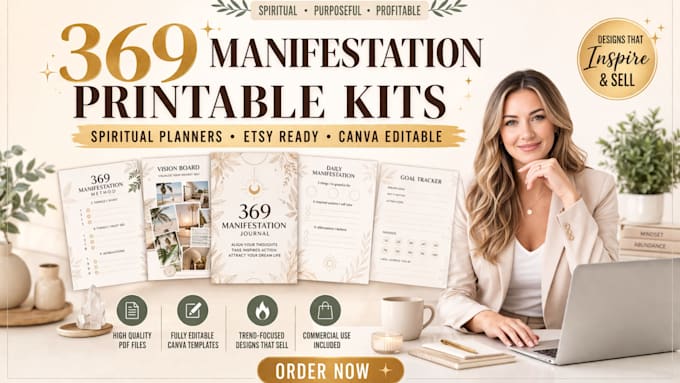 design 369 manifestation printables