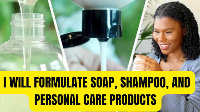 formulate soap, shampoo, and personal care products