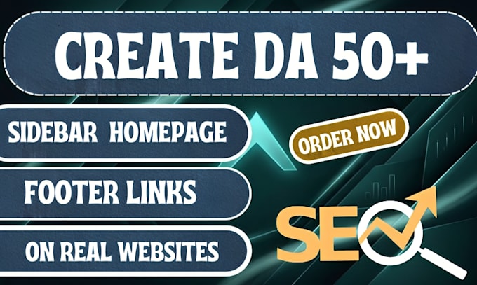 create da50 plus sidebar footer links on real websites