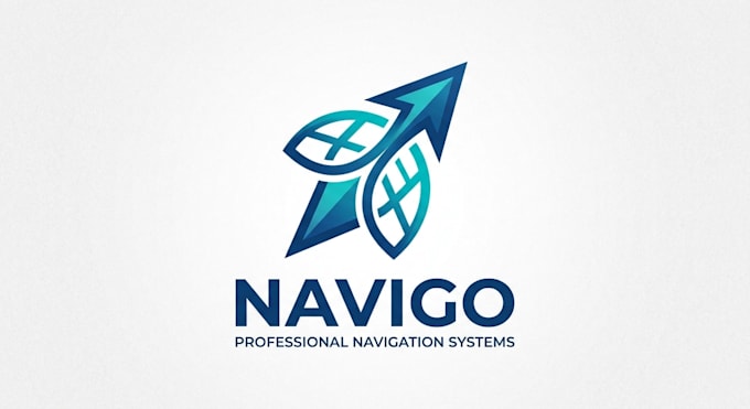design a modern and professional navigation logo