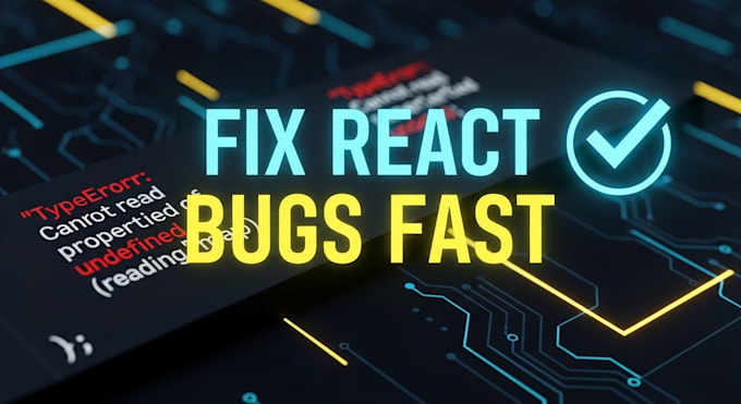 fix react js white screen error or api bugs fast