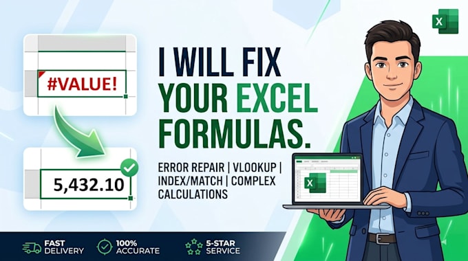 fix excel formulas and vba codes
