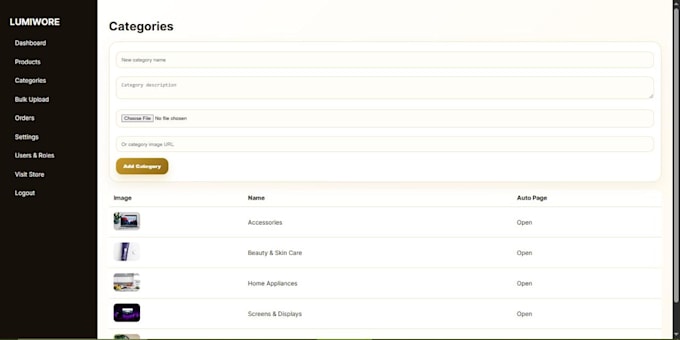 build a custom web app, dashboard, and admin panel