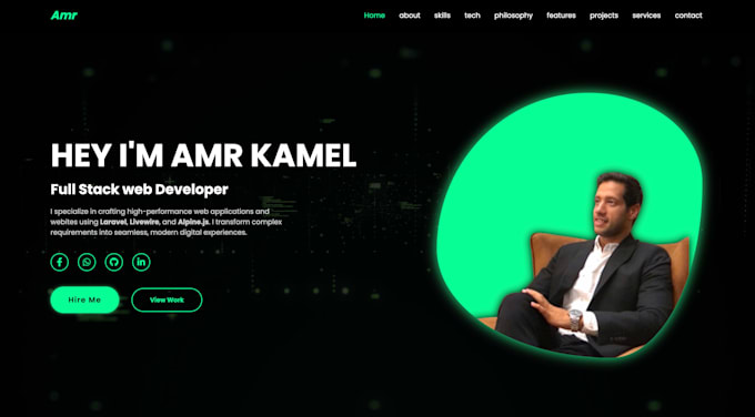 build a dynamic web application using laravel and livewire