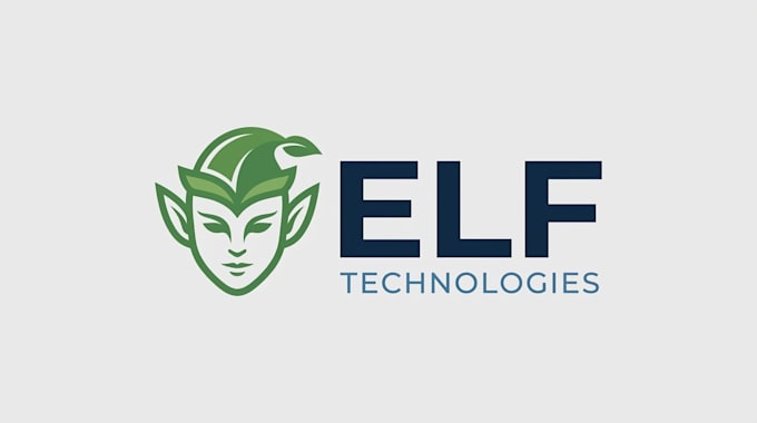 design a professional and elegant elf logo