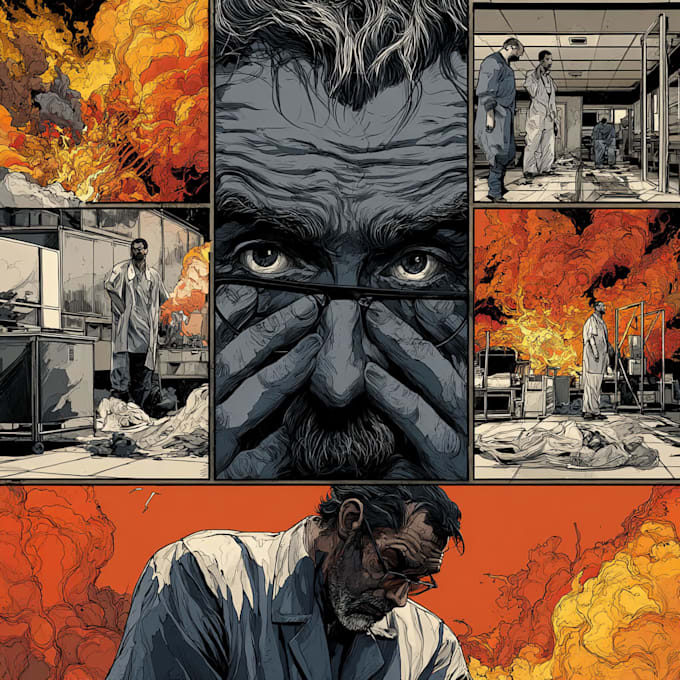 draw special comic illustration or graphic novel