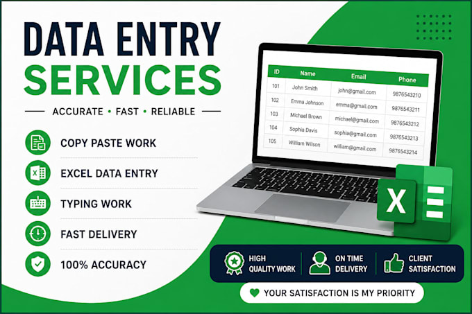 copy paste work and simple data entry work