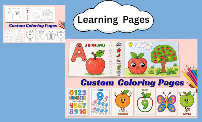 create a professional learning coloring book for kids