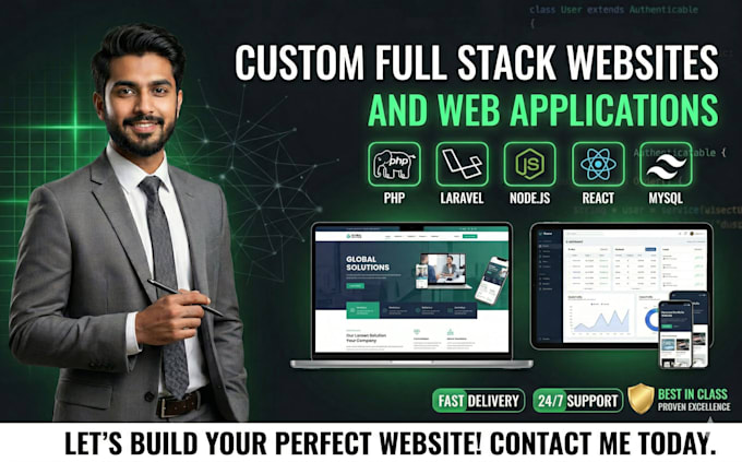 Build custom full stack websites or web applications by Faysal_mahamud ...