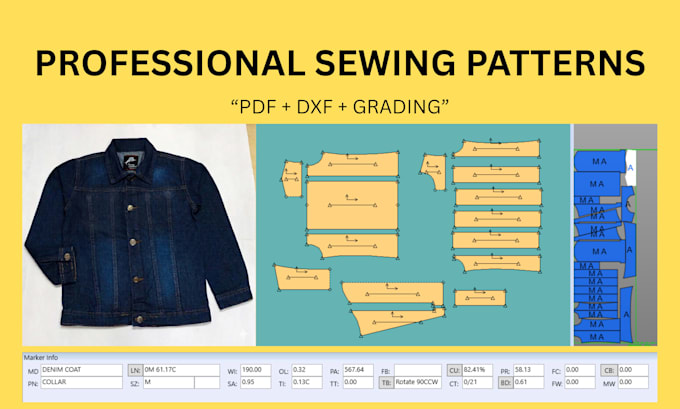 create professional sewing patterns with grading