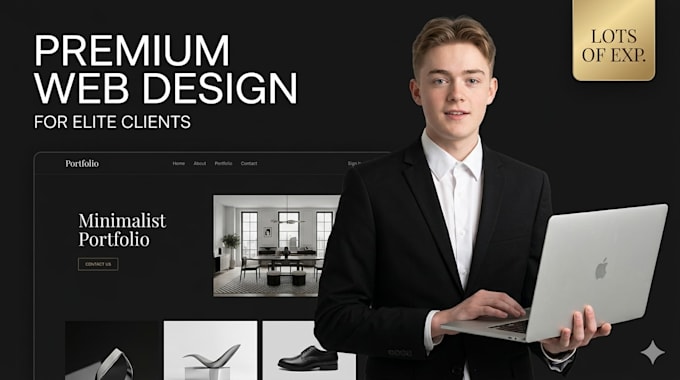 make a professionel easy to use website for you