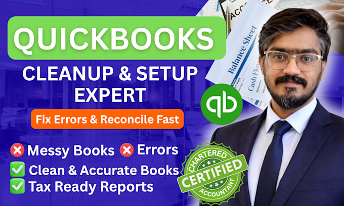 do quickbooks cleanup setup and bookkeeping in quickbooks