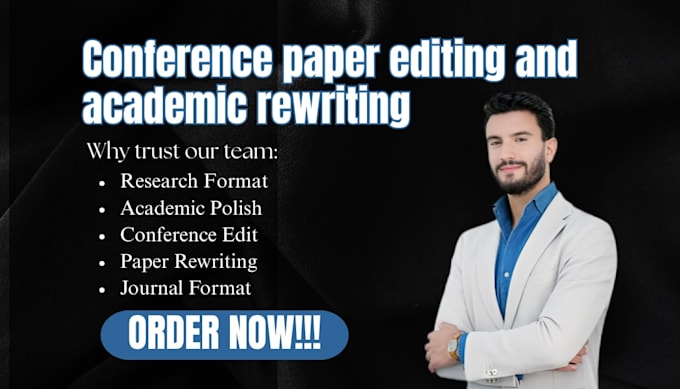 conference paper editing and academic rewriting for journal formatting standards