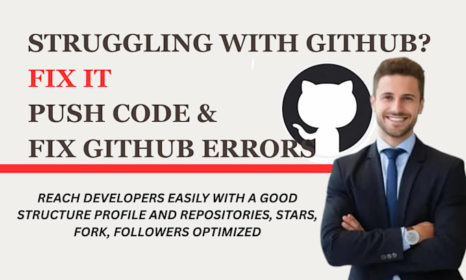 create github acct, push code to github, setup github page, fix repository issue
