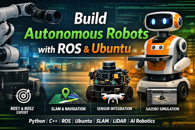 create a gazebo or mujoco robot simulation for ros 2
