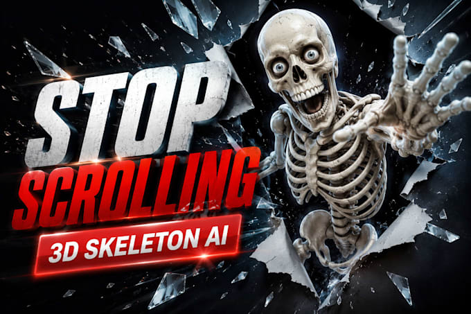 create 3d skeleton ai storytelling shorts for youtube