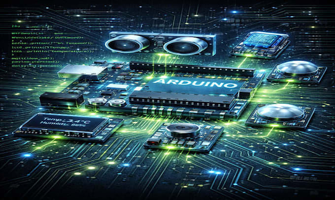 do arduino based pcb design and embedded programming for iot