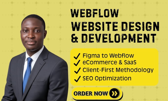design, redesign or develop webflow website, figma to webflow as webflow expert
