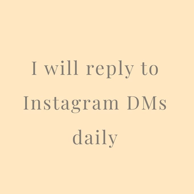 manage your instagram dms and provide customer support