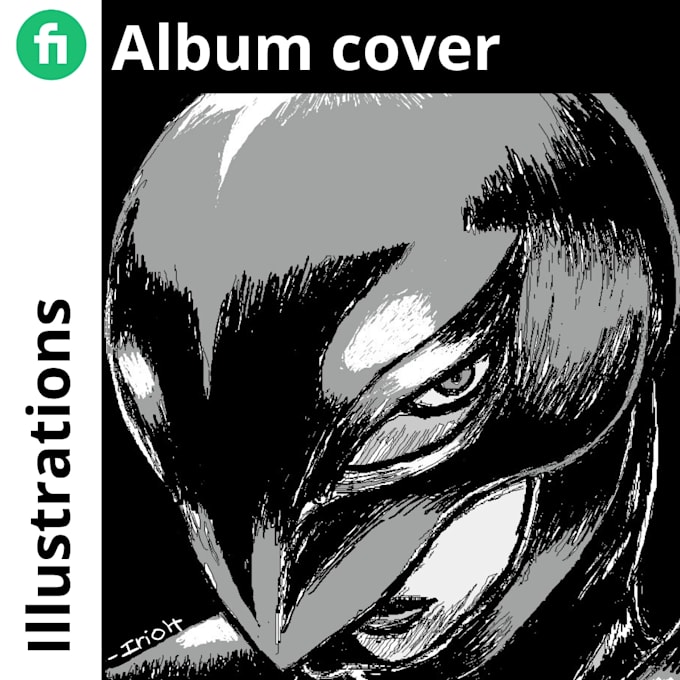 create an unique illustration poster, or album cover