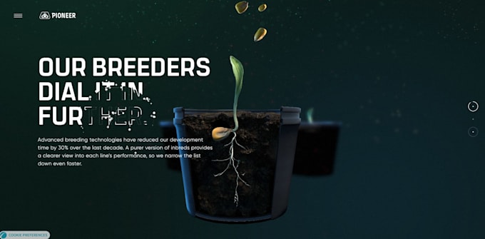 interactive three js farming simulation