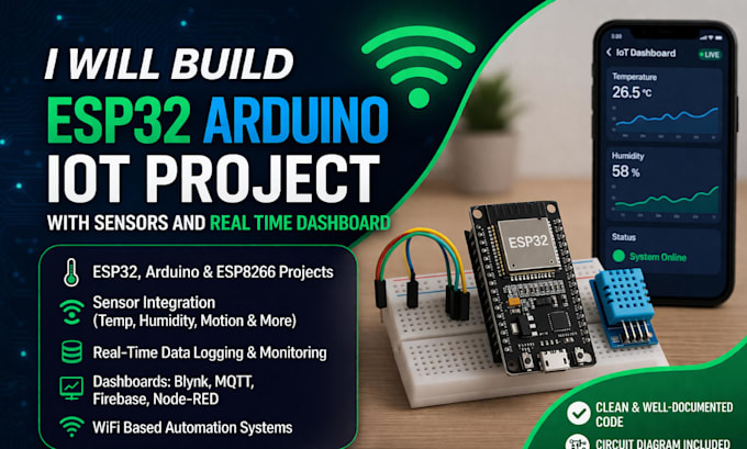 Design arduino project with code circuit diagram and simulation by ...