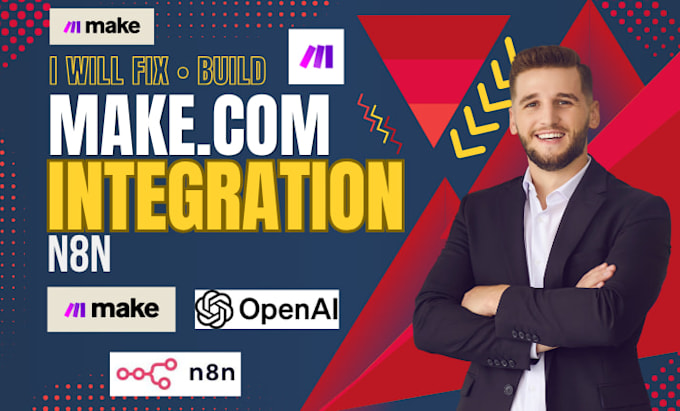 do make com automation, make com, fix make com, made com, integromat, n8n