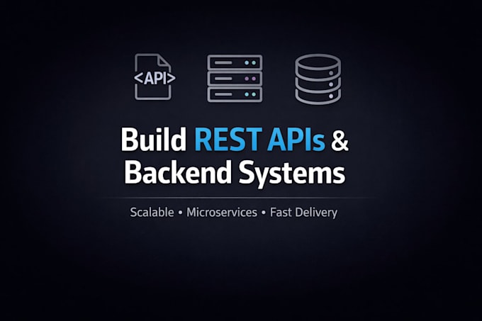 build a scalable rest API or backend system