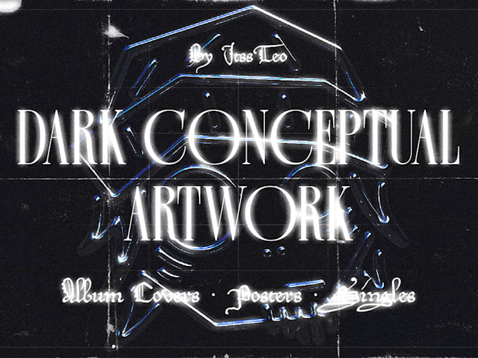 design dark, conceptual artwork for your album cover, single or poster
