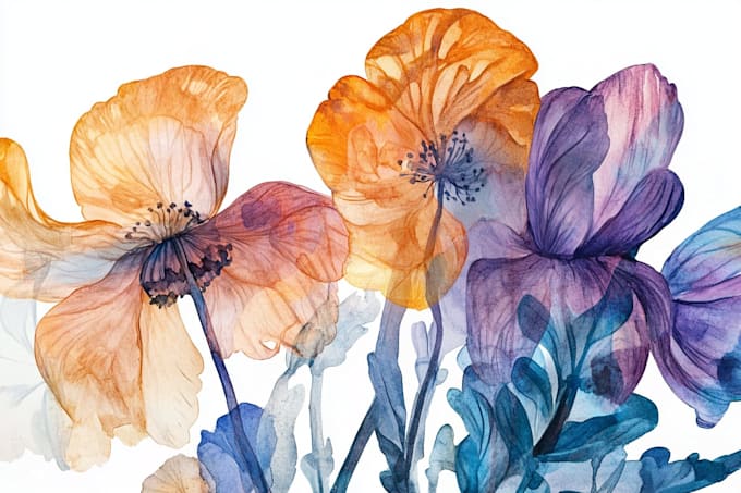 do a watercolor illustration