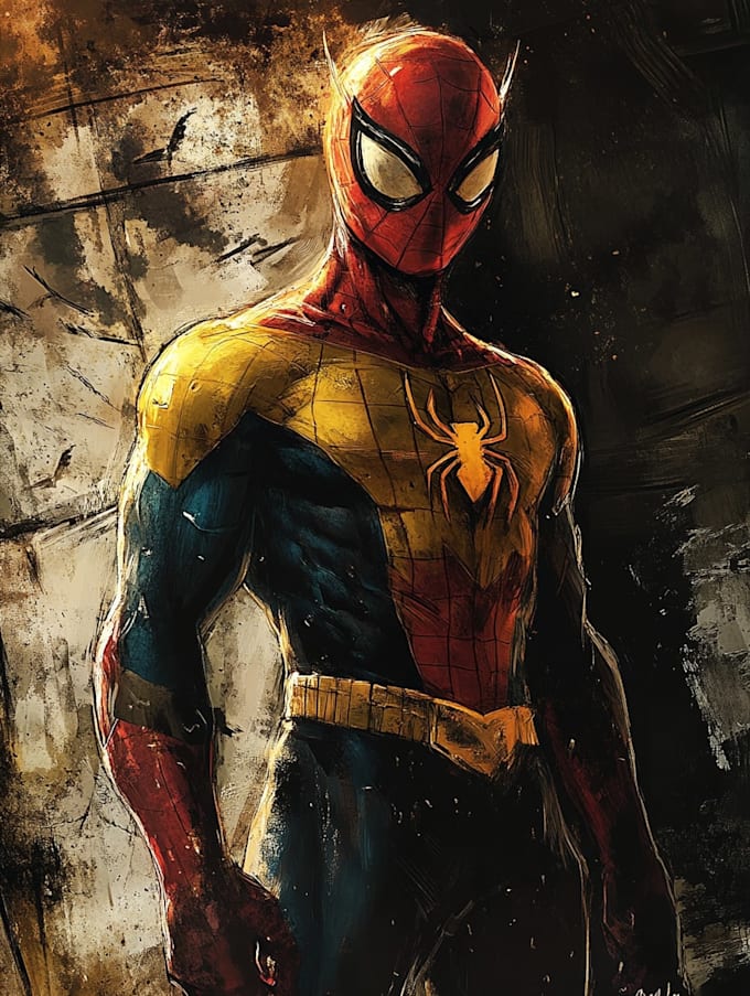 superhero character for comics