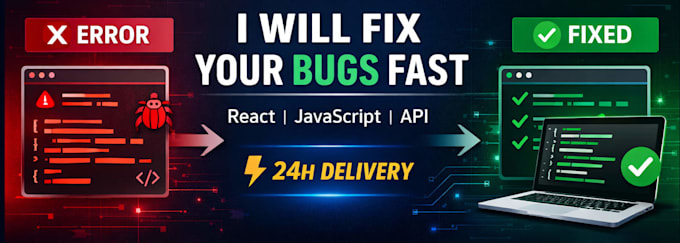 Fix bugs in your react, javascript or web application by Jairo_manzoni ...