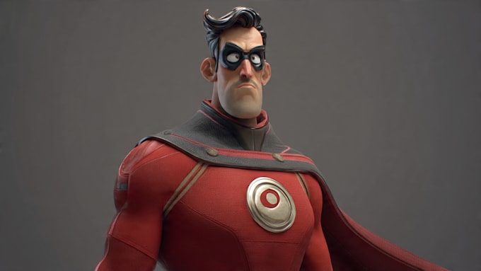 draw superhero character for you