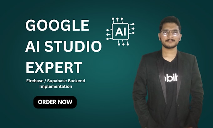 build, fix google ai studio vibe coded app, with firebase, supabase