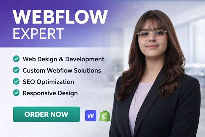 design a high converting webflow landing page