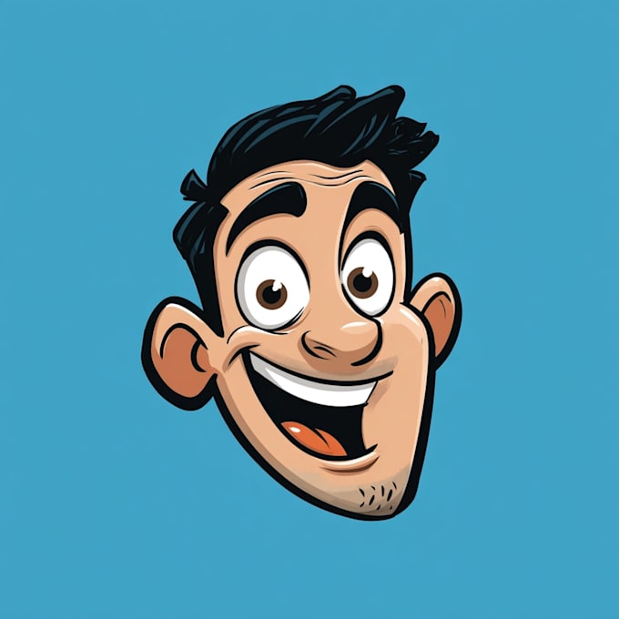 create a vintage cartoon logo design