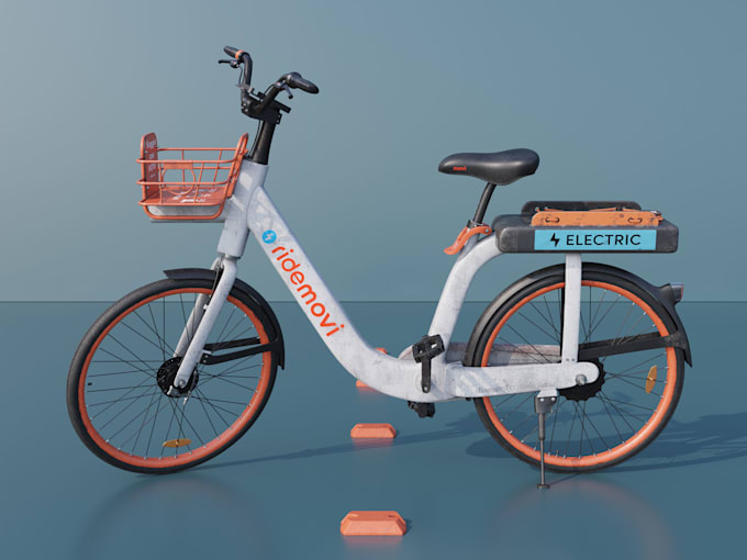 create custom 3d bicycle model for 3d printing rendering bike design