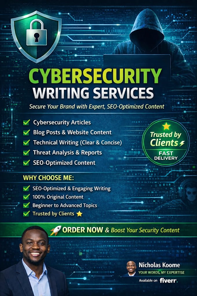 write professional cybersecurity articles and blogs content