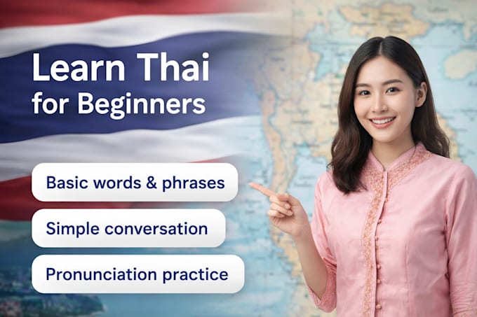 teach you thai language for beginners with easy lessons