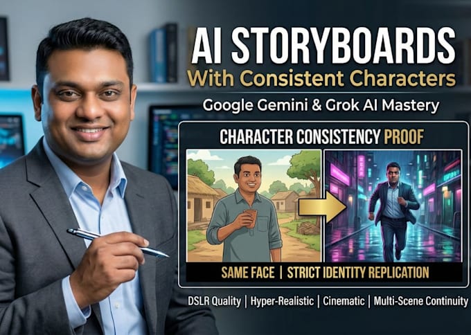 design consistent character ai storyboards