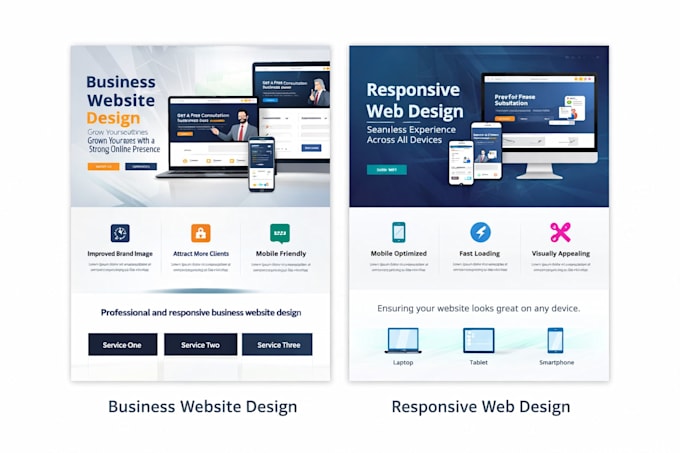 create responsive website using HTML CSS bootstrap tailwind and react