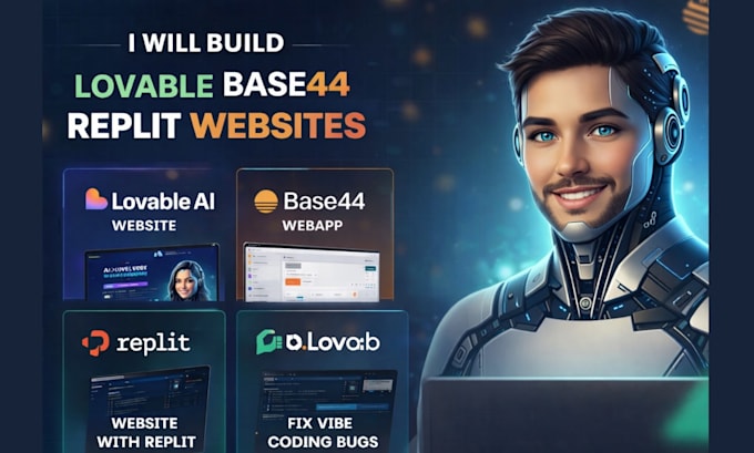 lovable base44, replit website, lovable ai, fix vibe code, base44 webapp ai