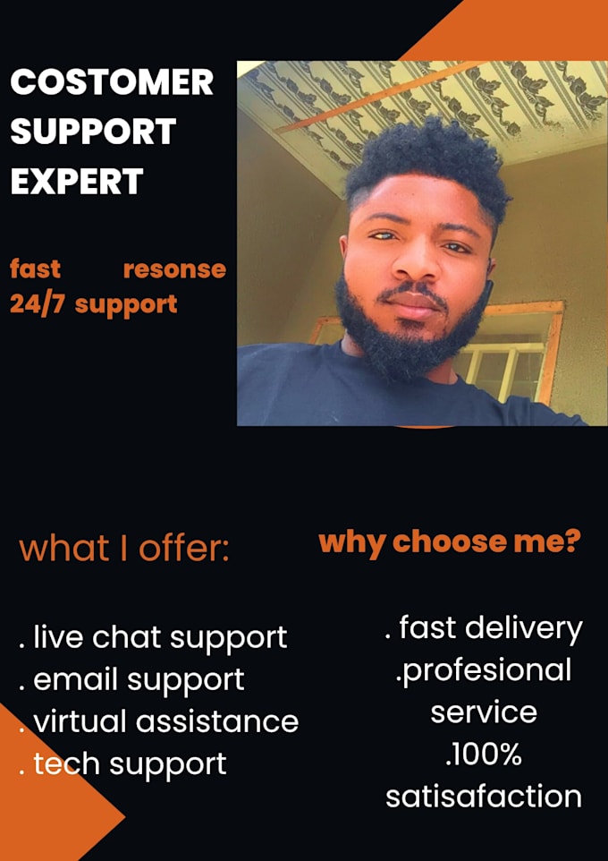 provide professional customer support and live chat support